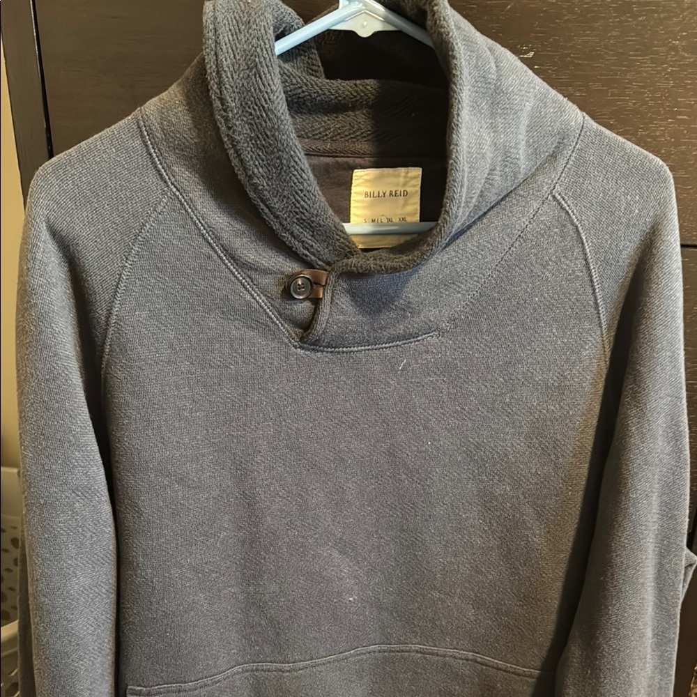 Billy Reid Charcoal Knit Sweater